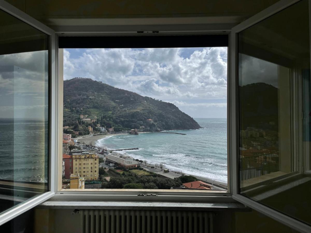 Apartamento Ocean View Flat With Wi-Fi, Ac And Elevator To Town Levanto Exterior foto